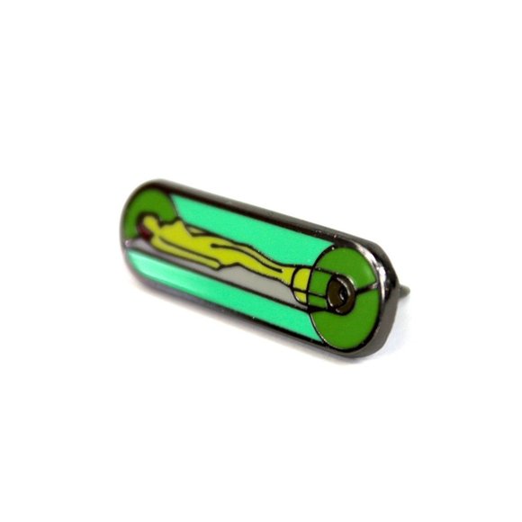 Art | Enamel Pin Custom Lapel The Travel By Tube Pin Robot Pin | Poshmark